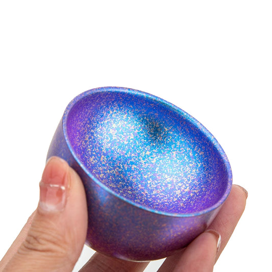 Double Layer Titanium Tea Cup