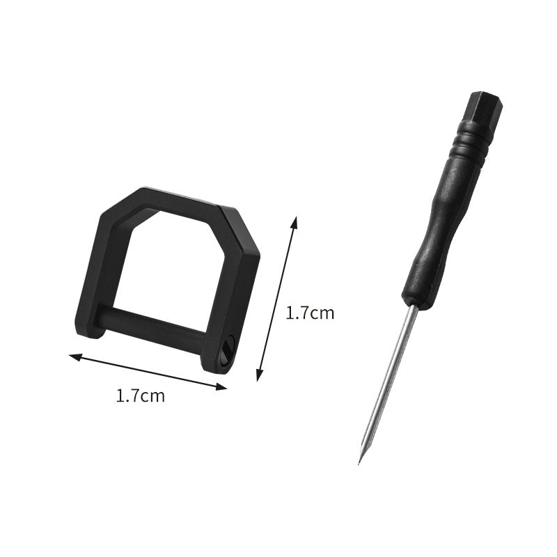 Titanium Key Rings - D Ring Keychain & Screw Shackle Key Rings for Home & Car Keys