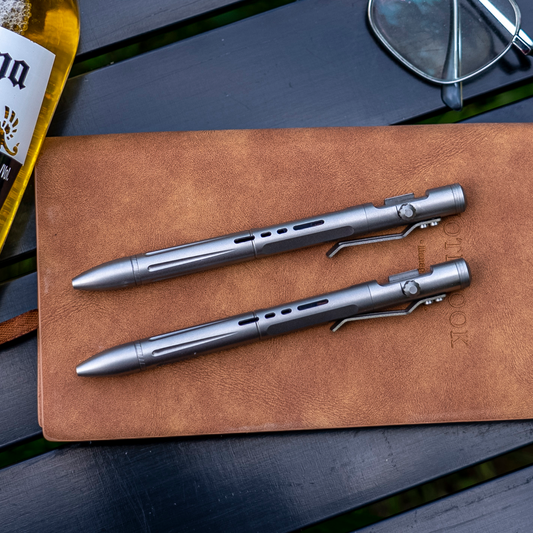 Titanium 2-in-1 Bolt Action Pen & Striking Tool