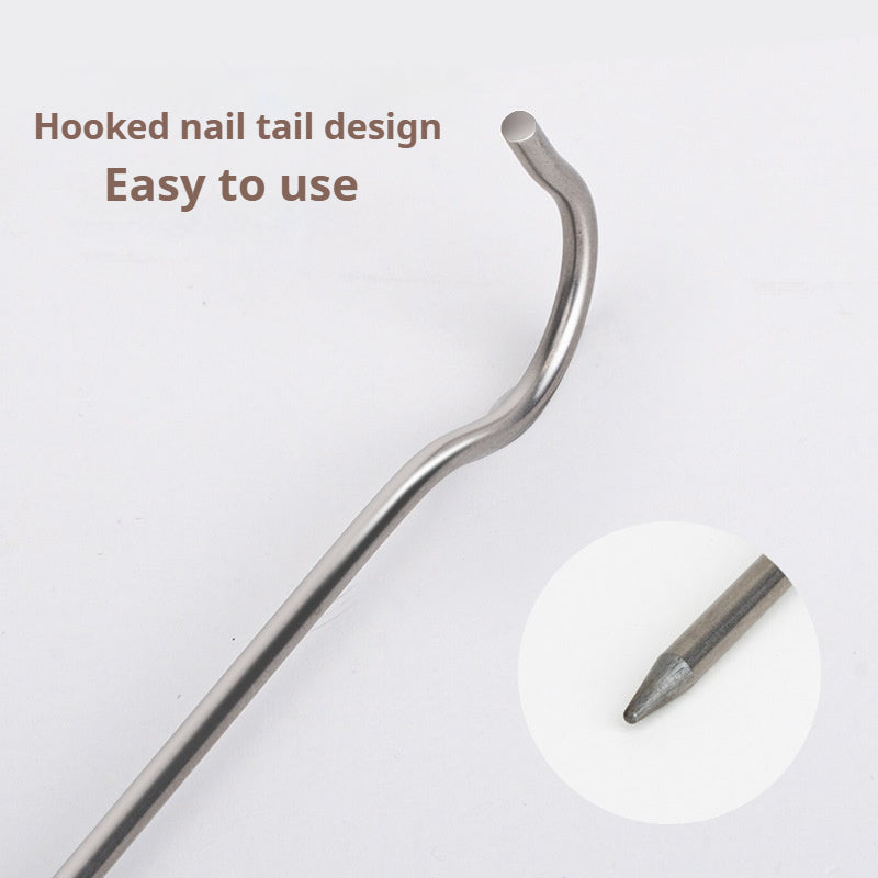 Titanium Shepherd's Hook Tent Stakes Tent pegs Nail pegs