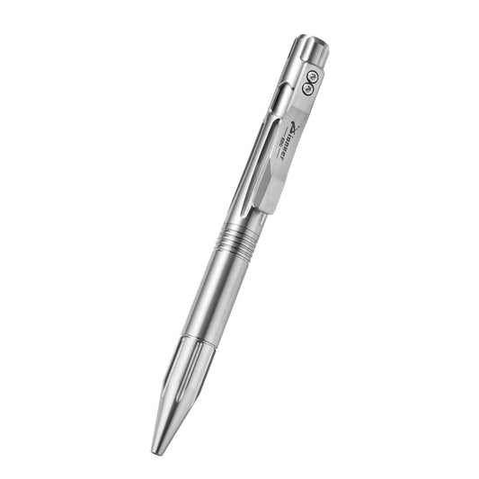 Titanium Bolt Action Pen Ballpoint Pen Writing Pen with Pocket Clip Refillable Compact Size