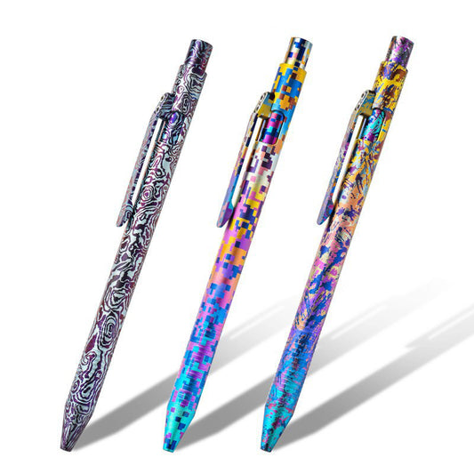 Colorful Titanium Alloy Bolt Action Pen