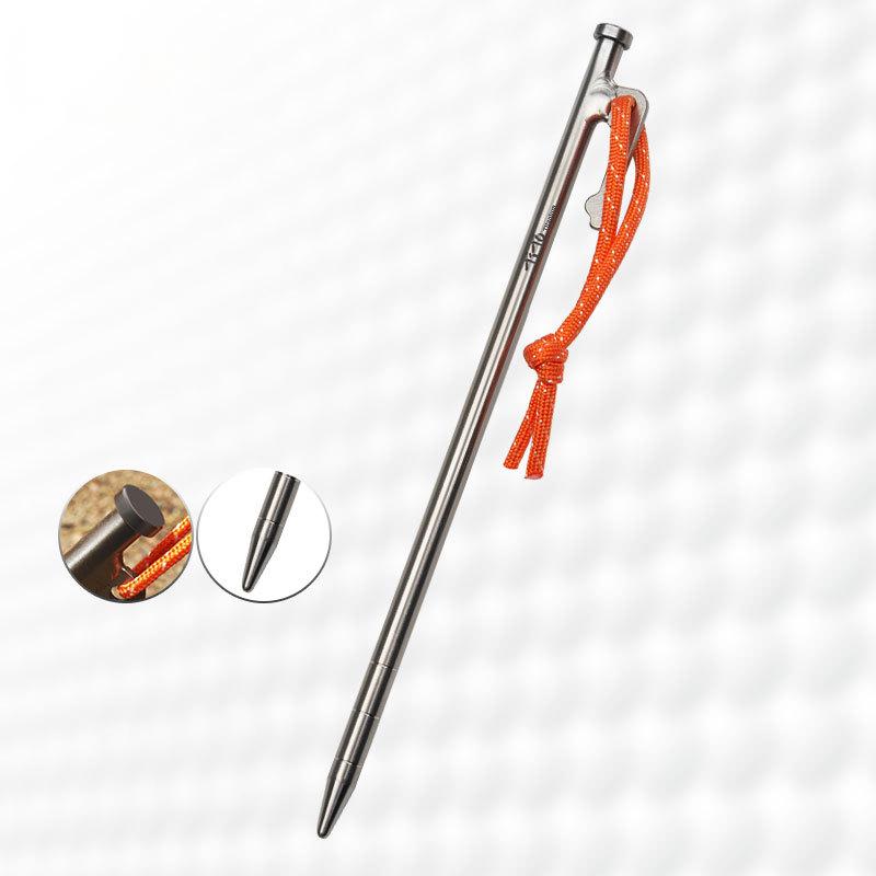 Titanium Tent Pegs Stakes Lightweight Snowfield Grassland Heavy Duty Tent Nails for Outdoor Camping Hiking