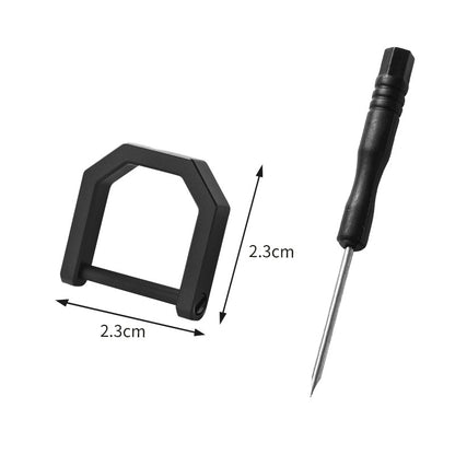 Titanium Key Rings - D Ring Keychain & Screw Shackle Key Rings for Home & Car Keys