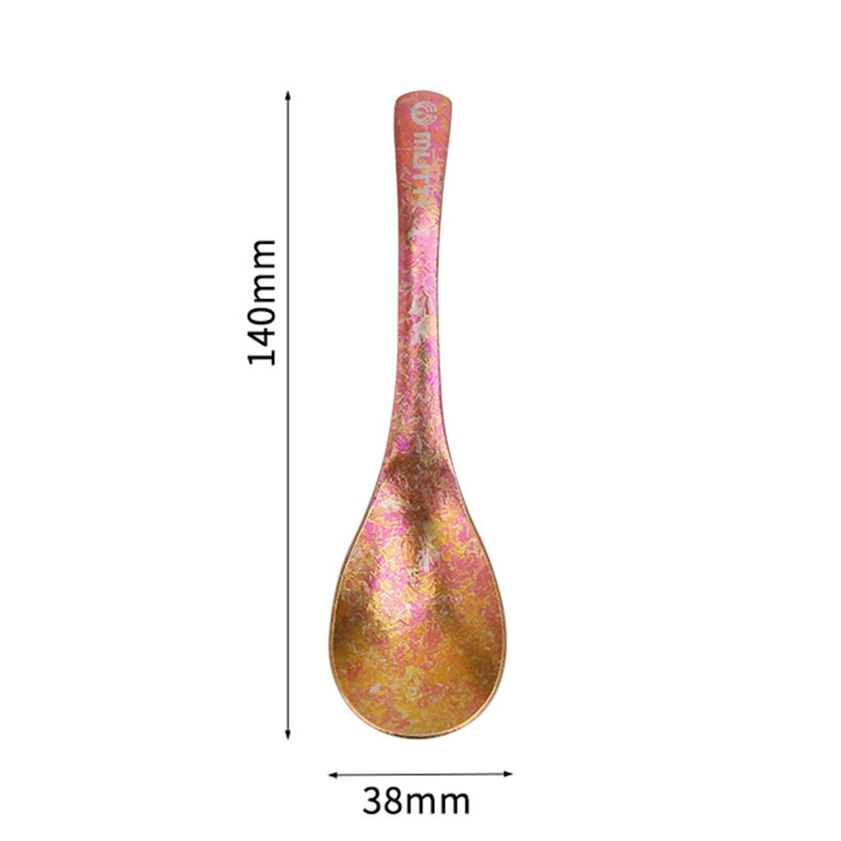 Titanium Spoon, Sturdy Portable Camping Kitchen Tool