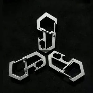 Titanium Keychain Carabiner Climbing Button