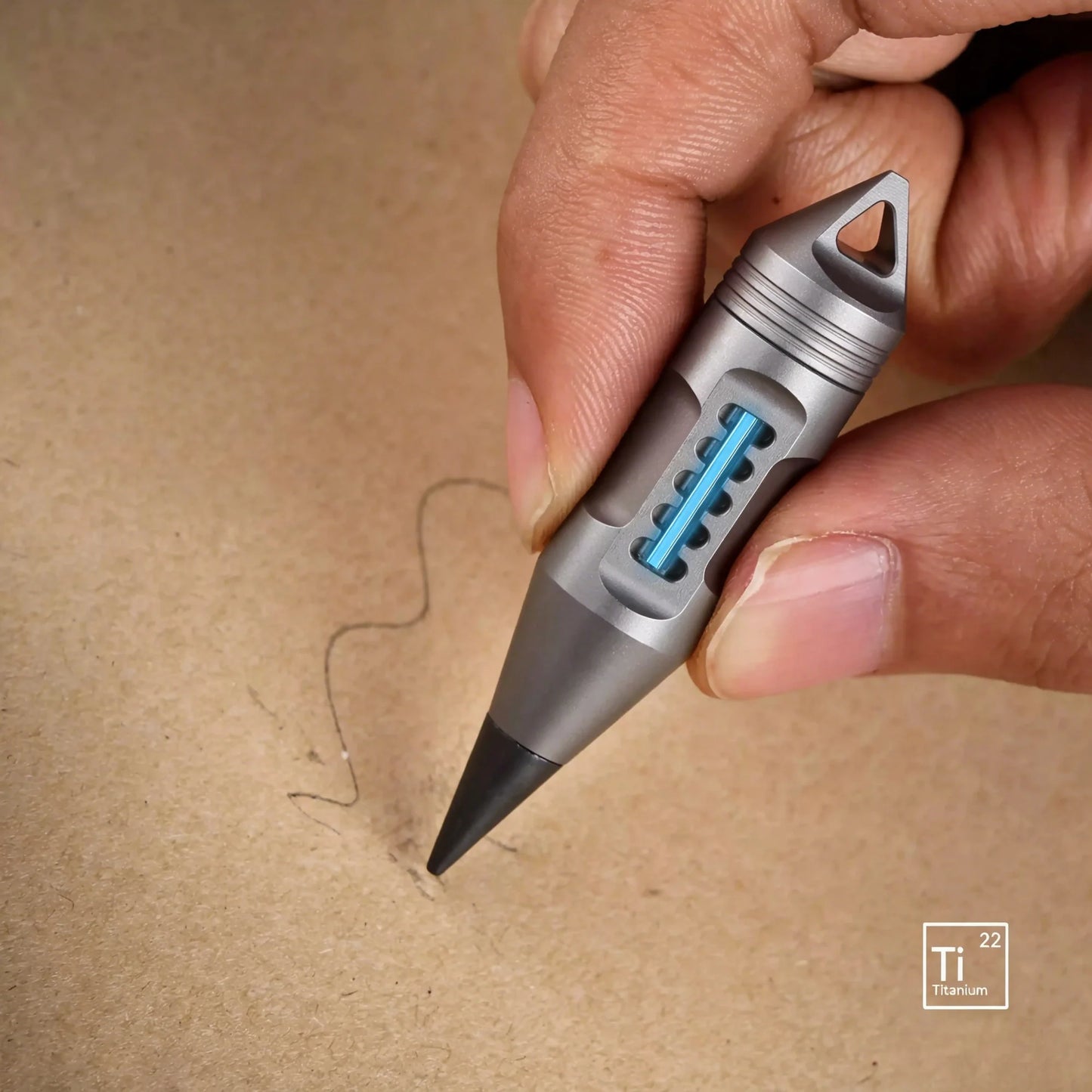 Titanium Keychain Multi-Tool Pen