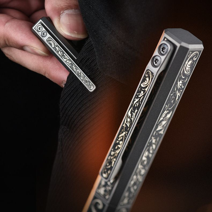 Titanium Multifunctional Pocket EDC Ballpoint Pen