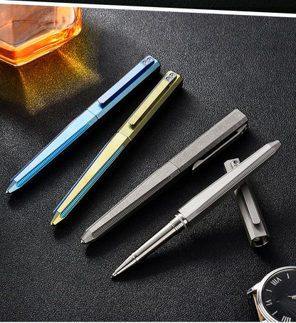 Titanium Multifunctional Pocket EDC Ballpoint Pen