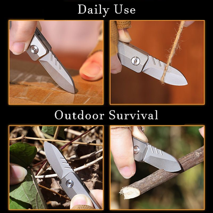 Titanium Magnetic Fidget Utility Knife