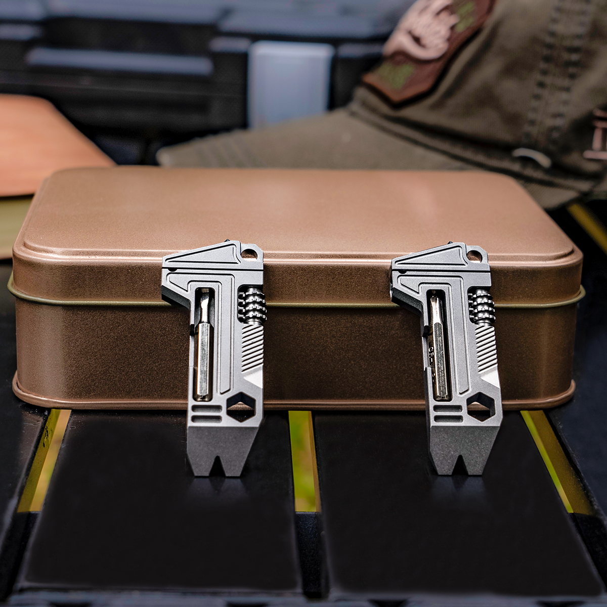 Titanium Mini EDC Multi-Tool Wrench
