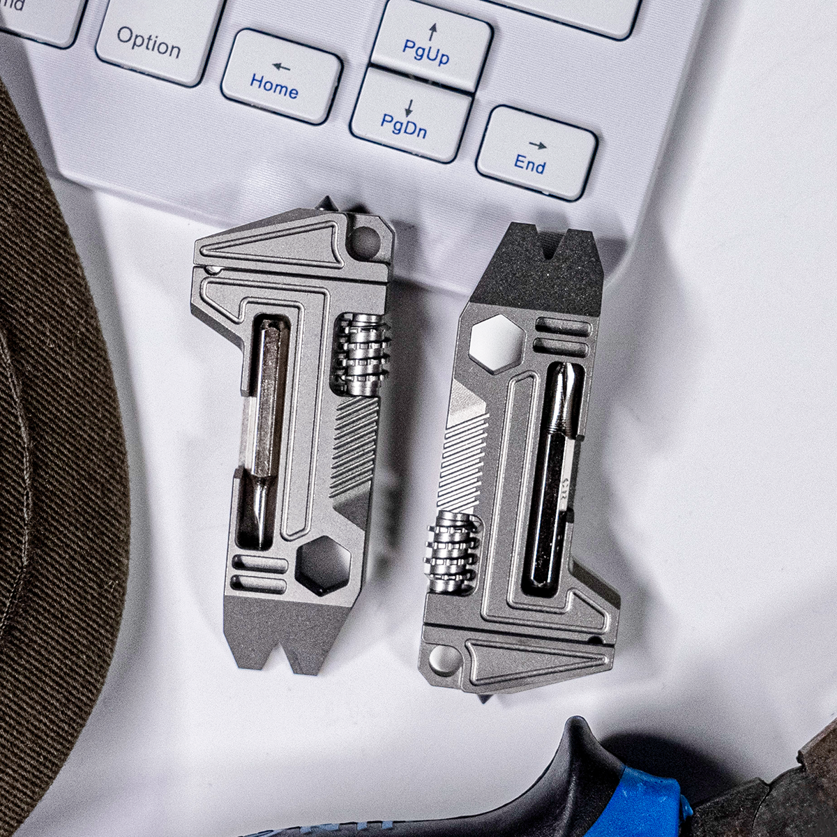 Titanium Mini EDC Multi-Tool Wrench