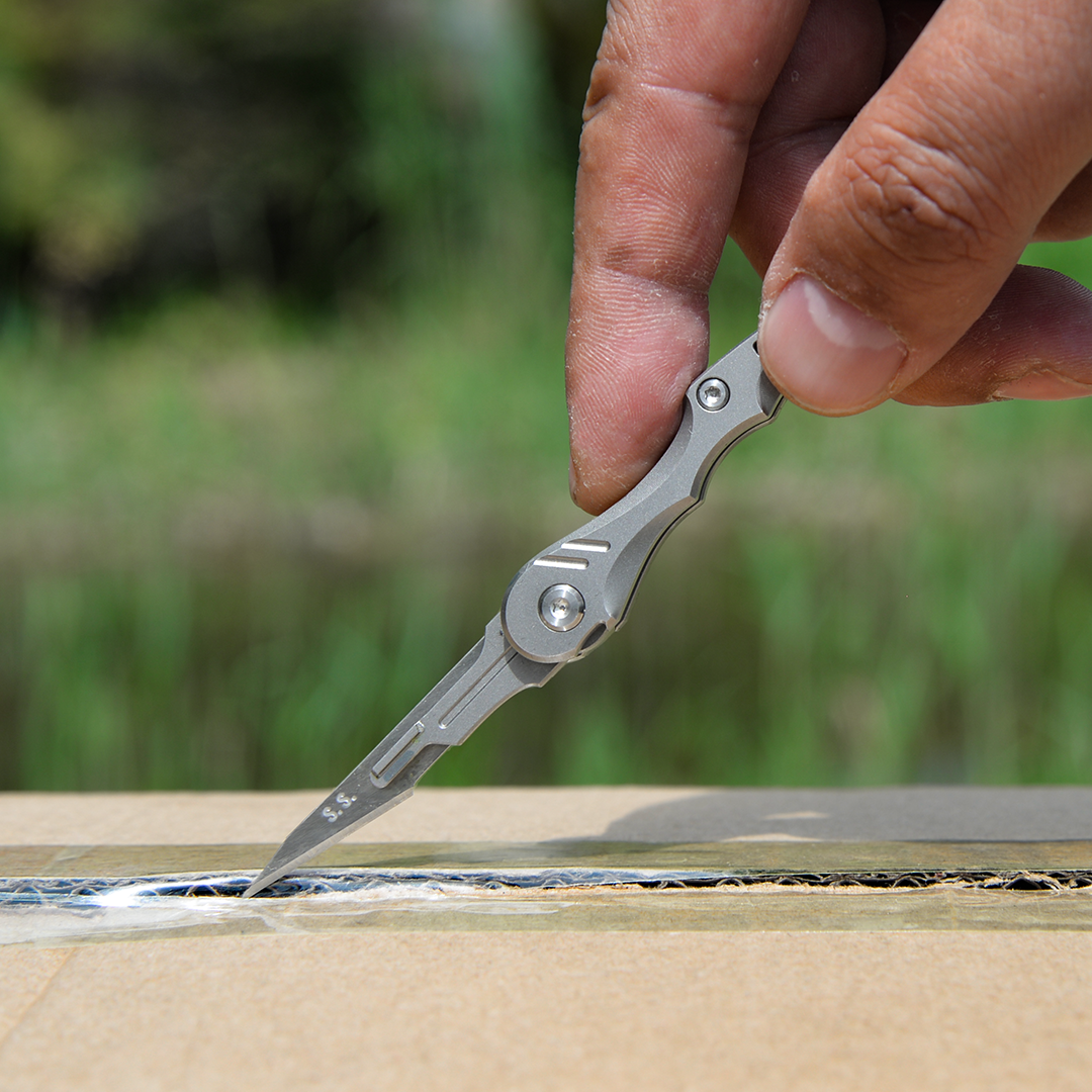 Titanium Mini Folding Cutter
