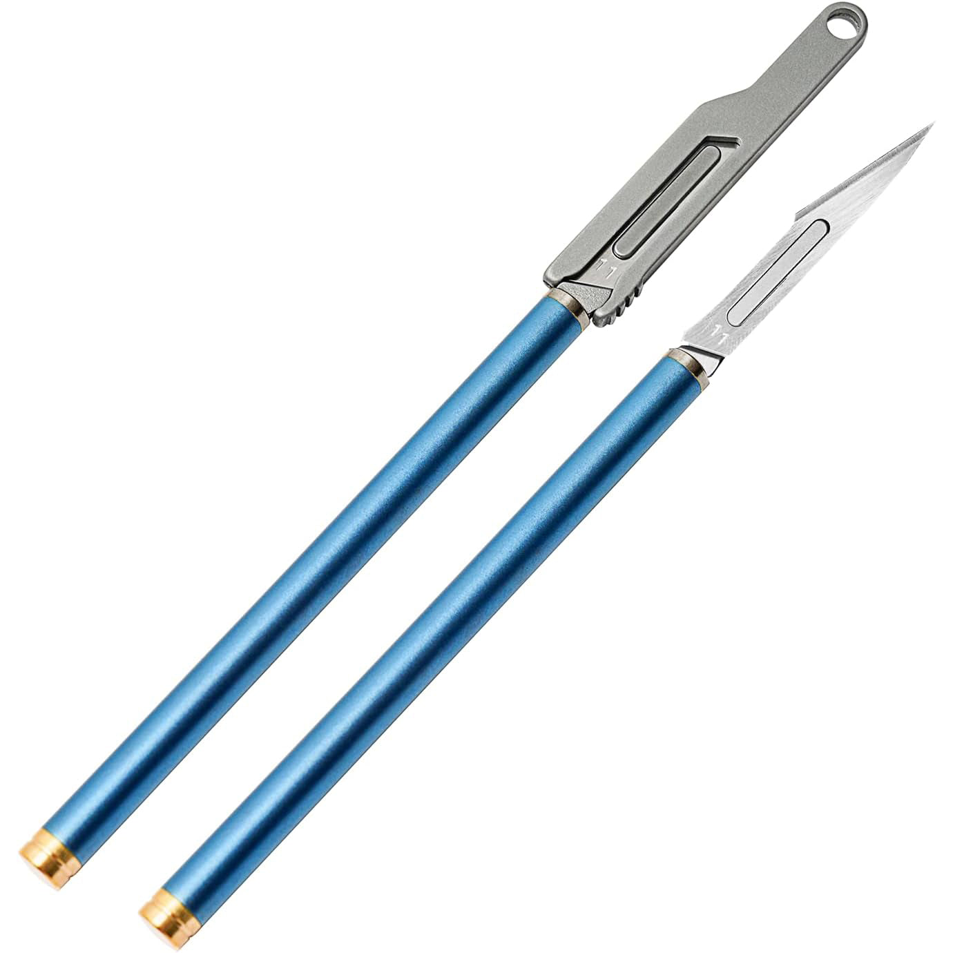 Titanium Cylinder Handle Pocket Scalpel Utility Knife