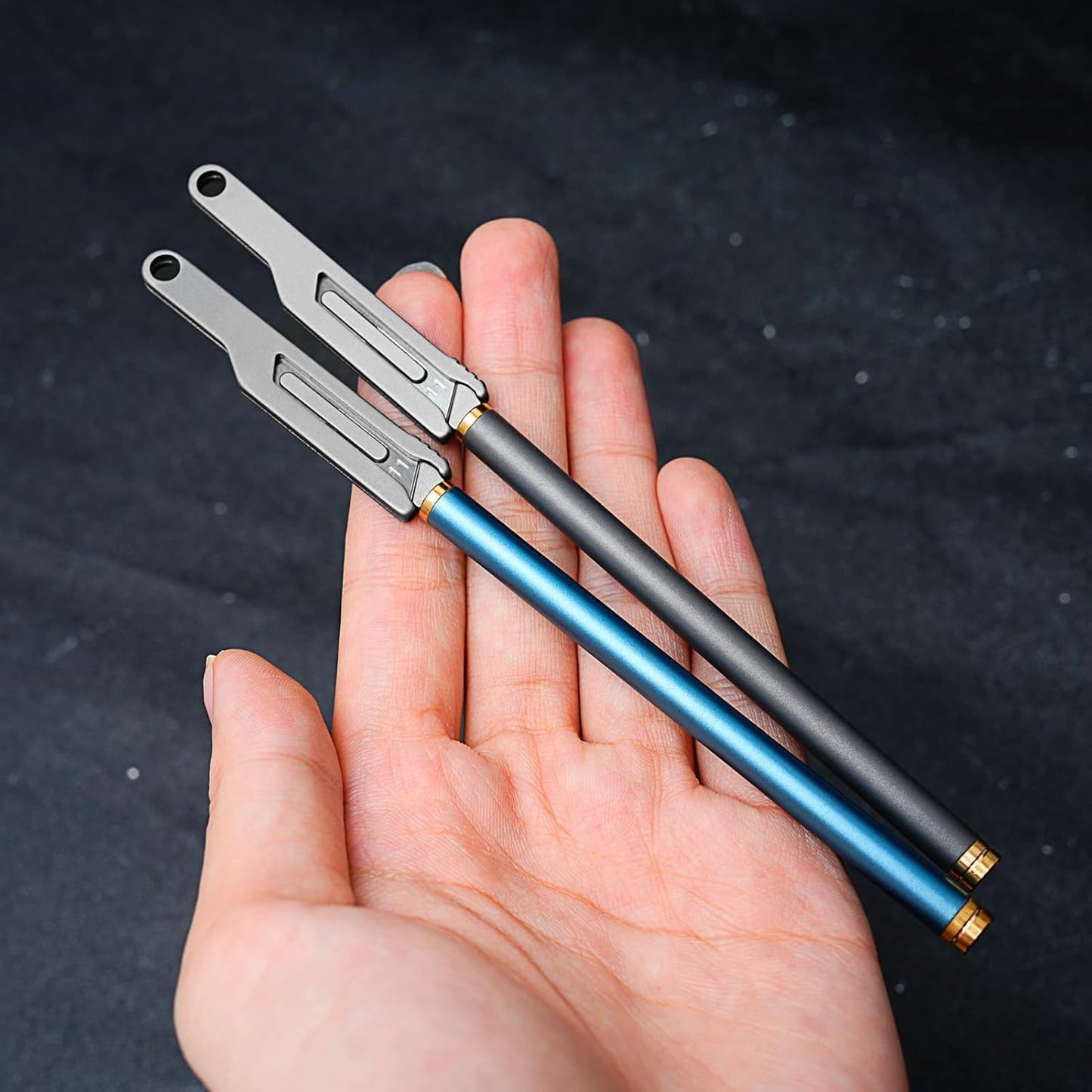 Titanium Cylinder Handle Pocket Scalpel Utility Knife