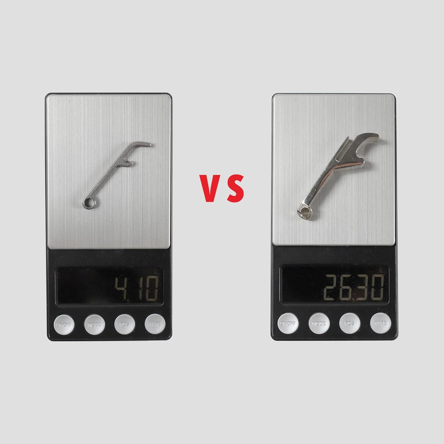 Titanium Keychain Bottle Opener with Key Ring for Camping, Travel, EDC