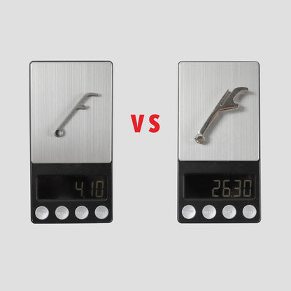 Titanium Keychain Bottle Opener with Key Ring for Camping, Travel, EDC