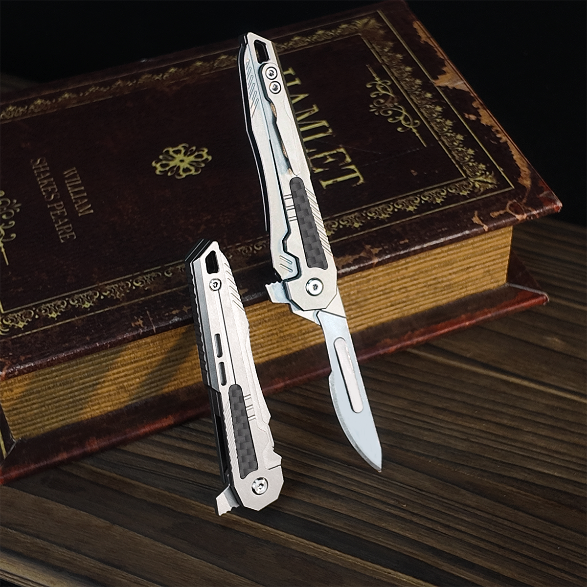 Titanium Folding Utility Knife