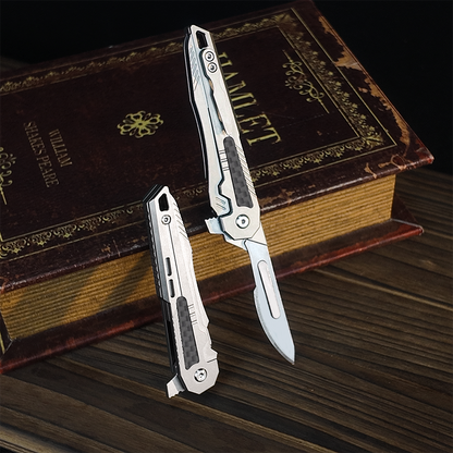 Titanium Folding Utility Knife