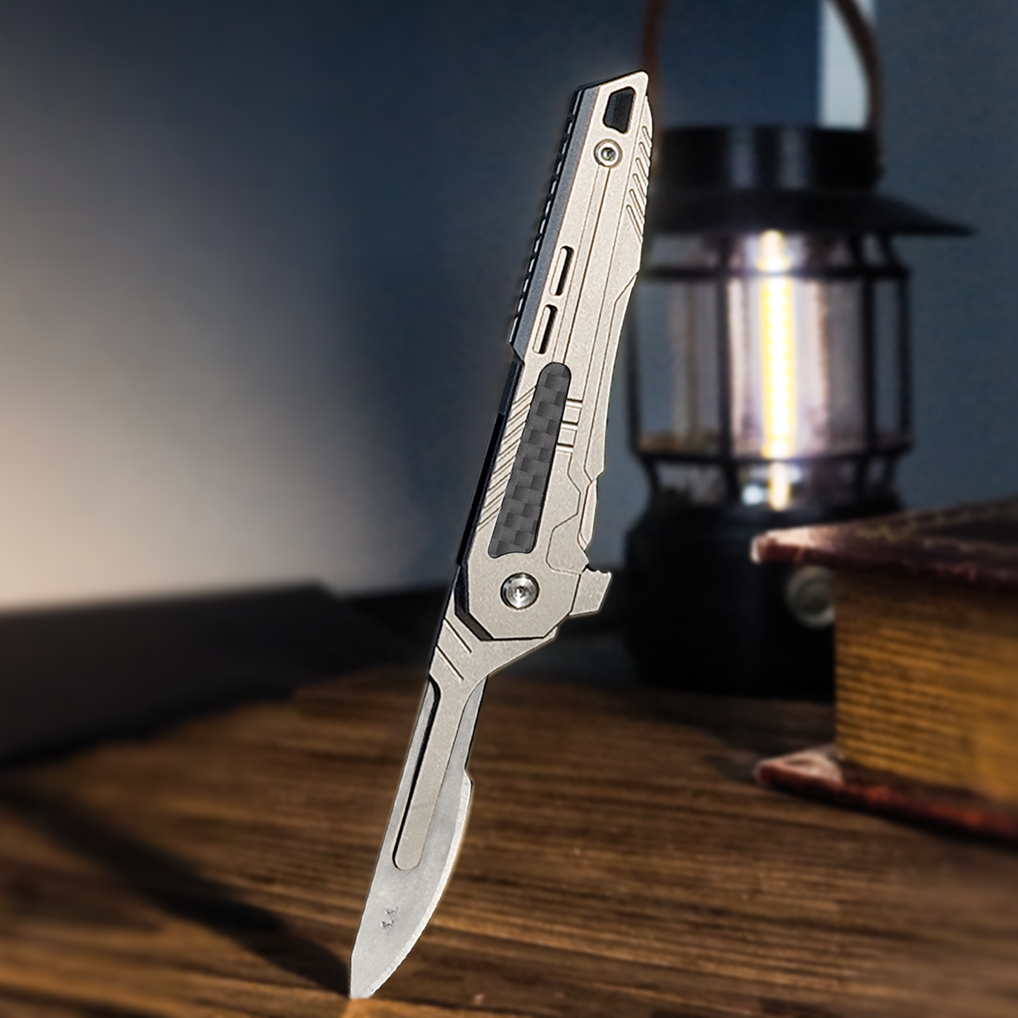 Titanium Folding Utility Knife
