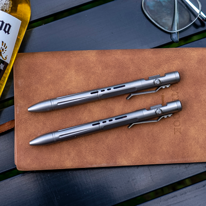 Titanium 2-in-1 Bolt Action Pen & Striking Tool
