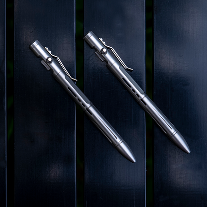 Titanium 2-in-1 Bolt Action Pen & Striking Tool