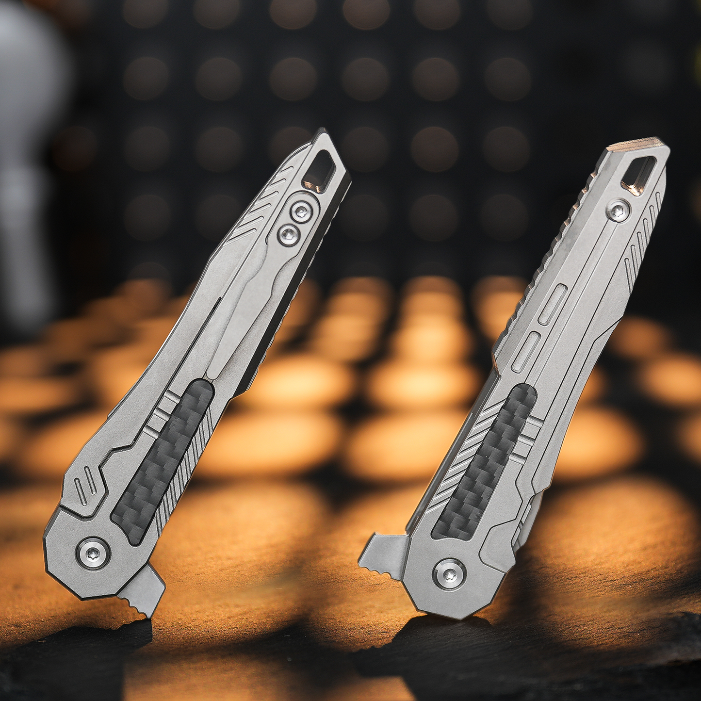 Titanium Folding Utility Knife