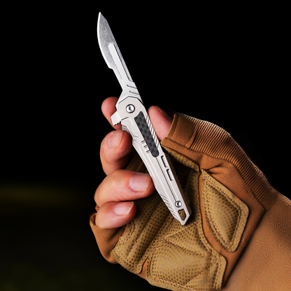 Titanium Folding Utility Knife