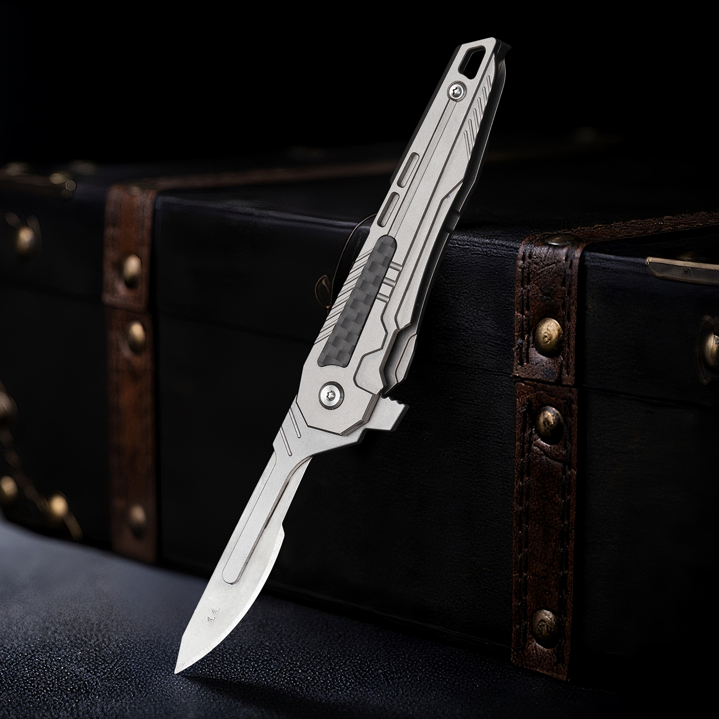 Titanium Folding Utility Knife