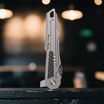 Titanium Folding Utility Knife