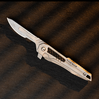 Titanium Folding Utility Knife
