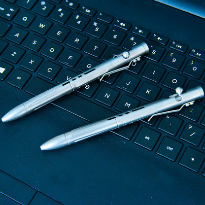 Titanium 2-in-1 Bolt Action Pen & Striking Tool