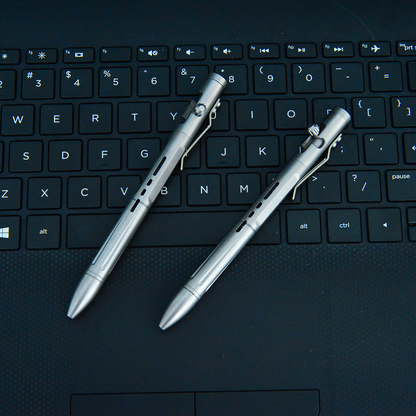 Titanium 2-in-1 Bolt Action Pen & Striking Tool