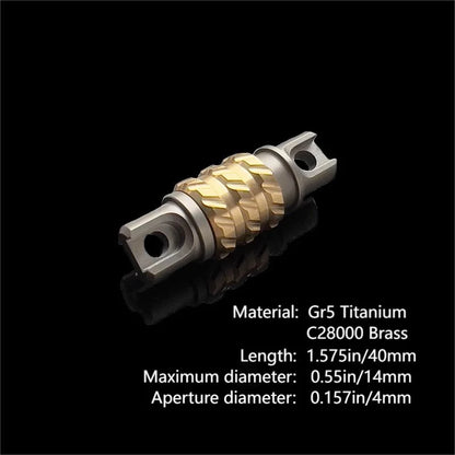 Titanium Quick Removal Key Ring