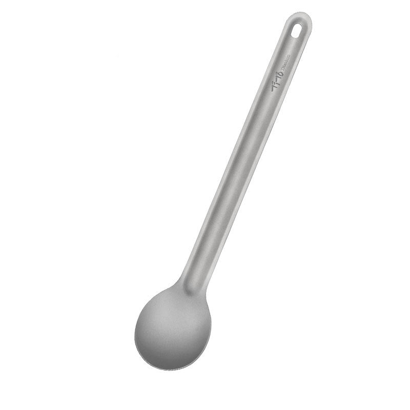 Titanium Long Handle Spork and Spoon