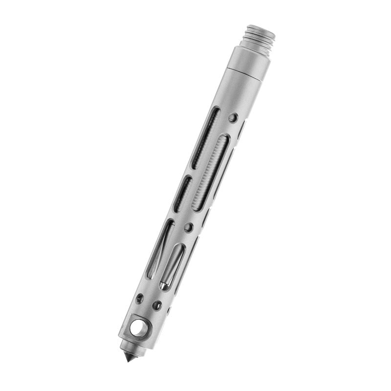 Titanium Alloy Tactical Pen Portable Tungsten Window Breaking Tool Multi-Function EDC Gear