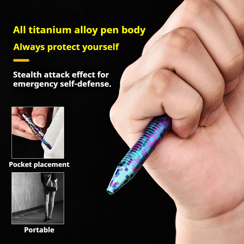 Colorful Titanium Alloy Bolt Action Pen