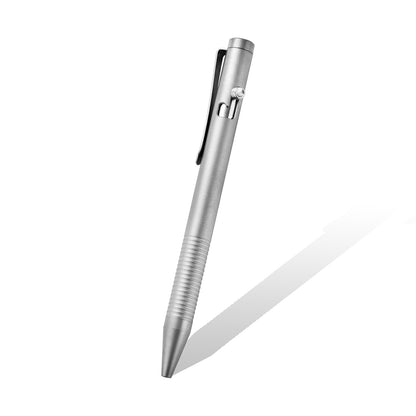 Titanium Alloy Bolt Action Pen, Slim Lightweight EDC Pocket Tactical Pen