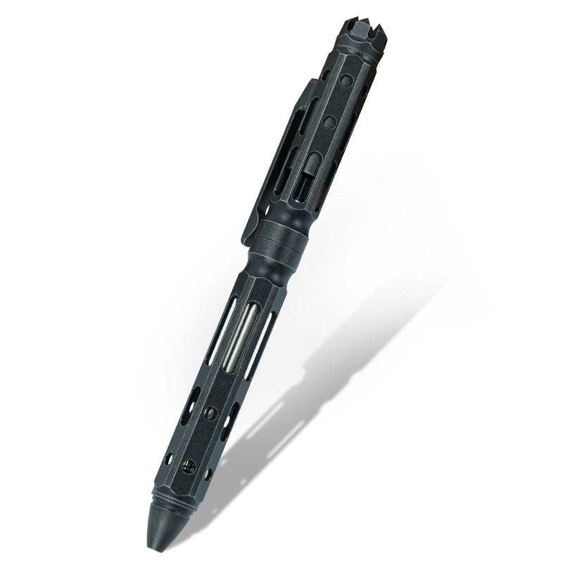Titanium Tactical Pen Signature Metal Pen Tungsten Steel Head Self Defense Pen