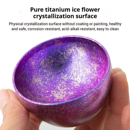 Double Layer Titanium Tea Cup