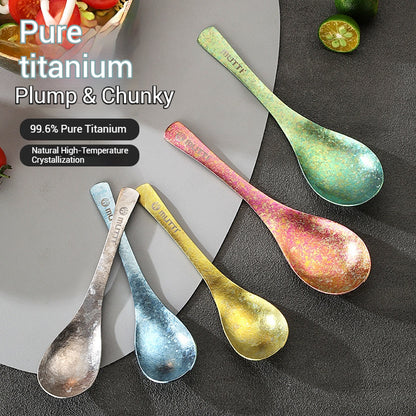 Titanium Spoon, Sturdy Portable Camping Kitchen Tool