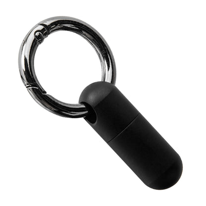 Titanium Pill Holder Keychain, Waterproof Mini Pill Container for Emergency Medicine