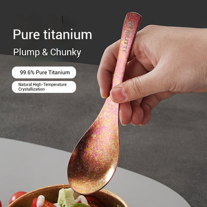 Titanium Spoon, Sturdy Portable Camping Kitchen Tool