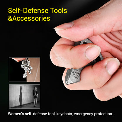 TC4 Titanium Alloy Tool, Necklace Pendant, Emergency Window Breaker, Keychain Pendant