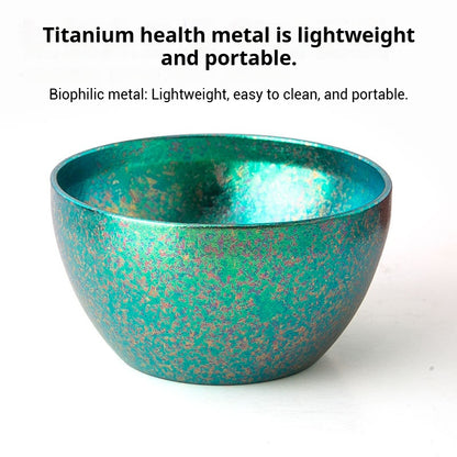 Double Layer Titanium Tea Cup