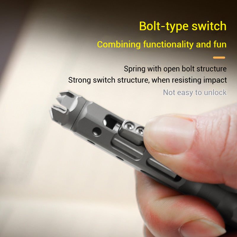 Titanium Tactical Pen Signature Metal Pen Tungsten Steel Head Self Defense Pen