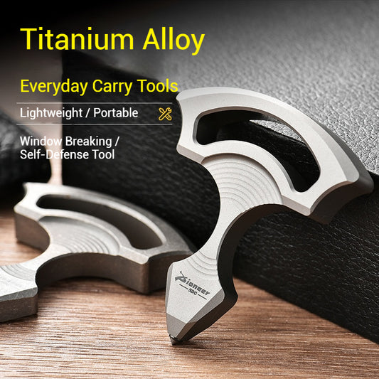 TC4 Titanium Alloy Tool, Necklace Pendant, Emergency Window Breaker, Keychain Pendant