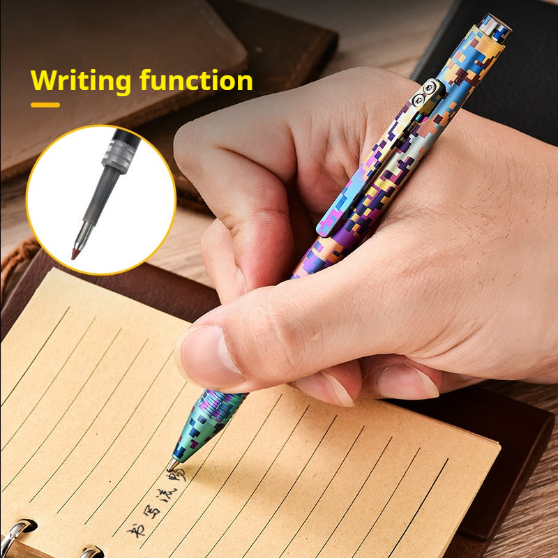 Colorful Titanium Alloy Bolt Action Pen