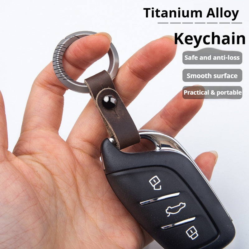 Key Carabiner Keychain Belt Clip Titanium Key Chain Holder EDC Key Chain Organizer Quick Release Car EDC Tool for Men