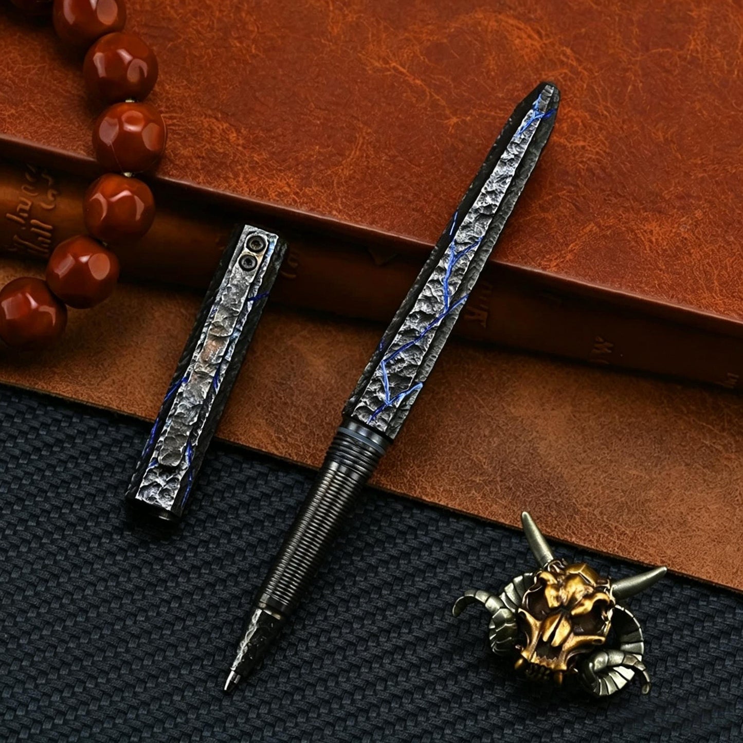 Titanium Multifunctional Pocket EDC Ballpoint Pen